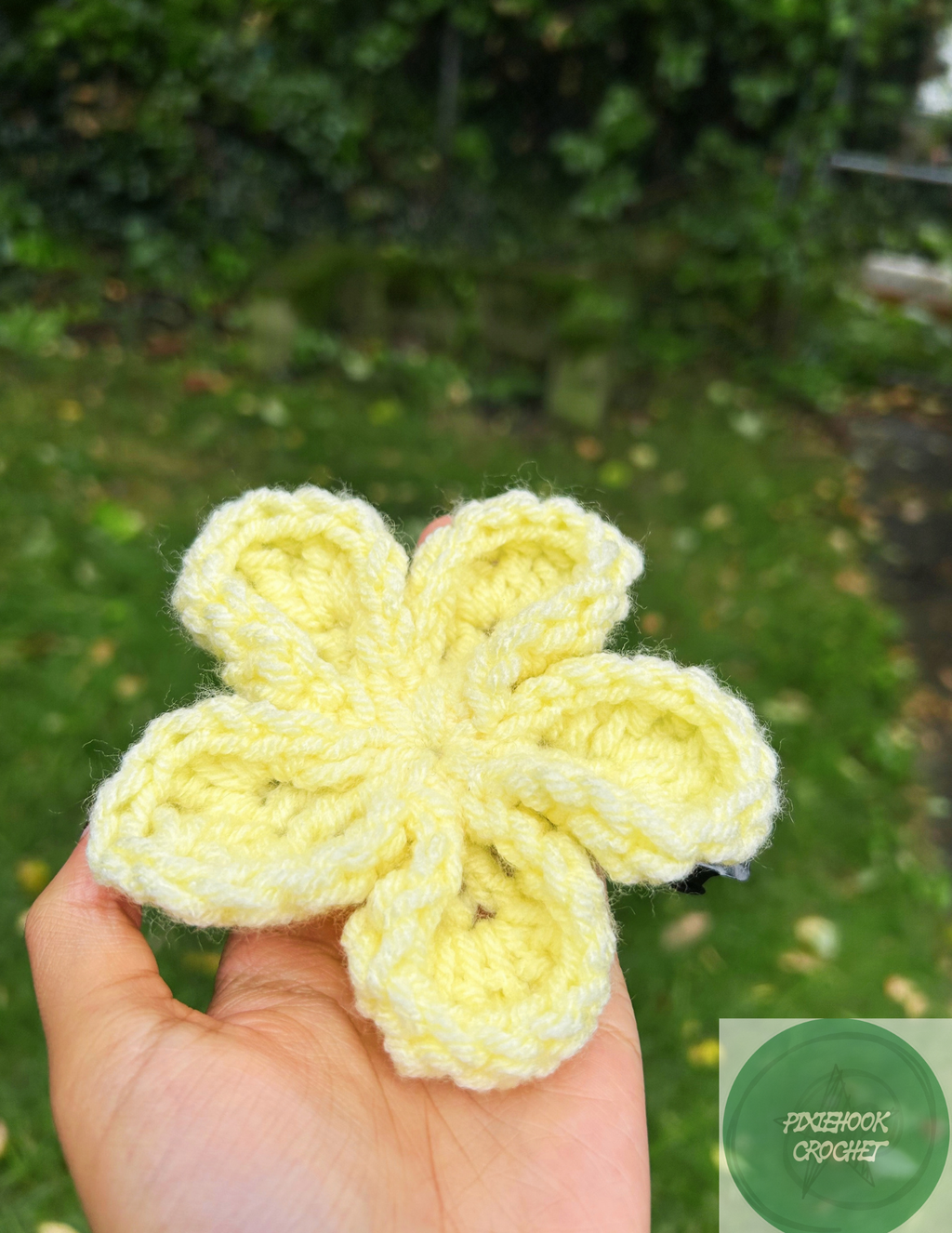 Yellow Flower Hair Clips !