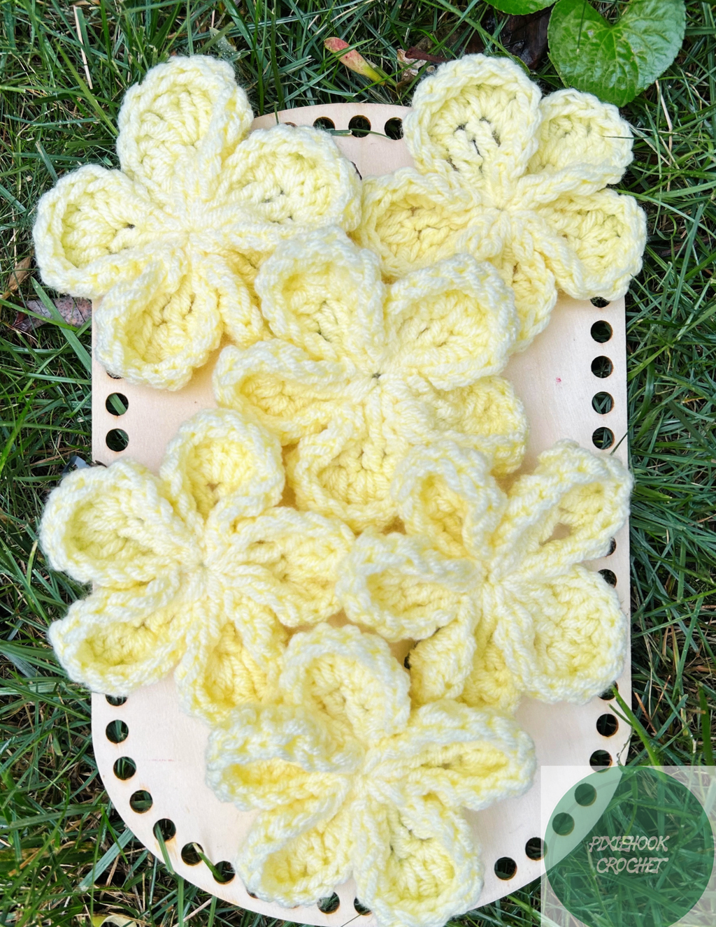 Yellow Flower Hair Clips !